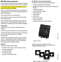 Grundfos MP 204 motor Protector - frequency converter