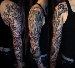 Dragon Tattoo with Tony Hu at Chronic Ink Tattoo