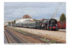 Romilly-sur-Seine. 141 R 420 & train from Longueville. 17.9.11
