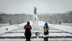 Winter Time at the Soviet Memorial in Treptower Park