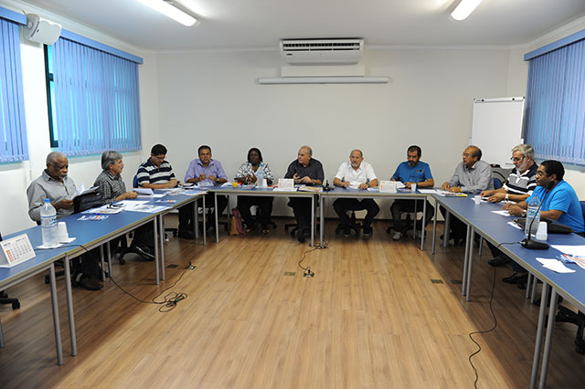 Dirigentes das Federações em reunião da CNTM