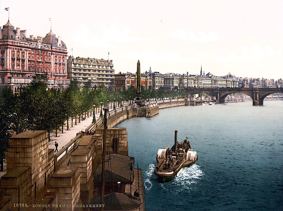 The Thames Embankment, c. 1895