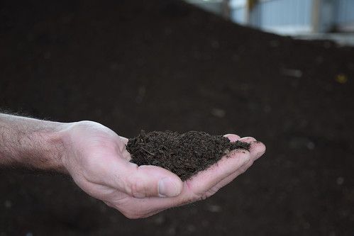 After composting, the leftover animal materials and waste are no longer recognizable. Instead, they become healthy, organic fertilizer. NRCS photo courtesy Analia Bertucci.