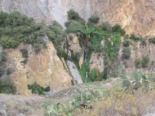 Trek du Cañon de Colca: cascada