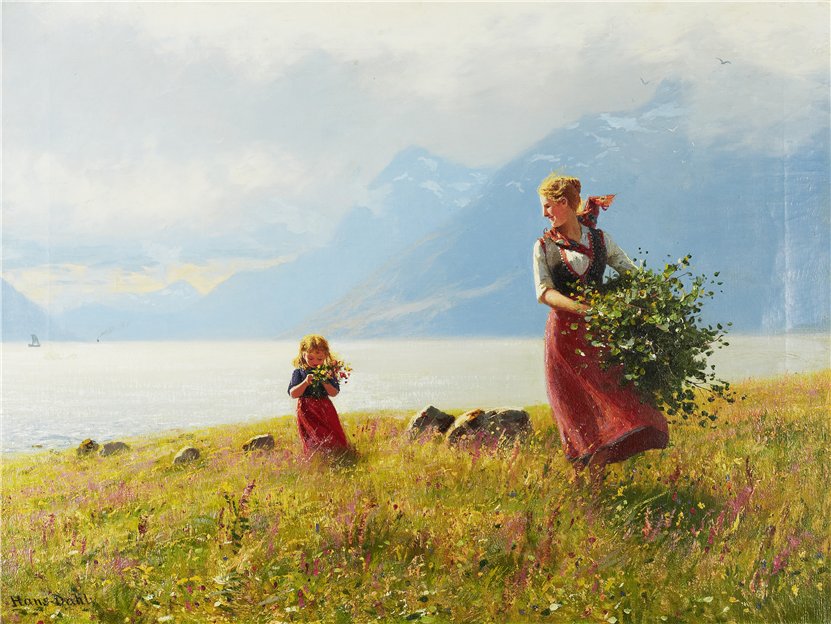 Summer Day by Hans Dahl