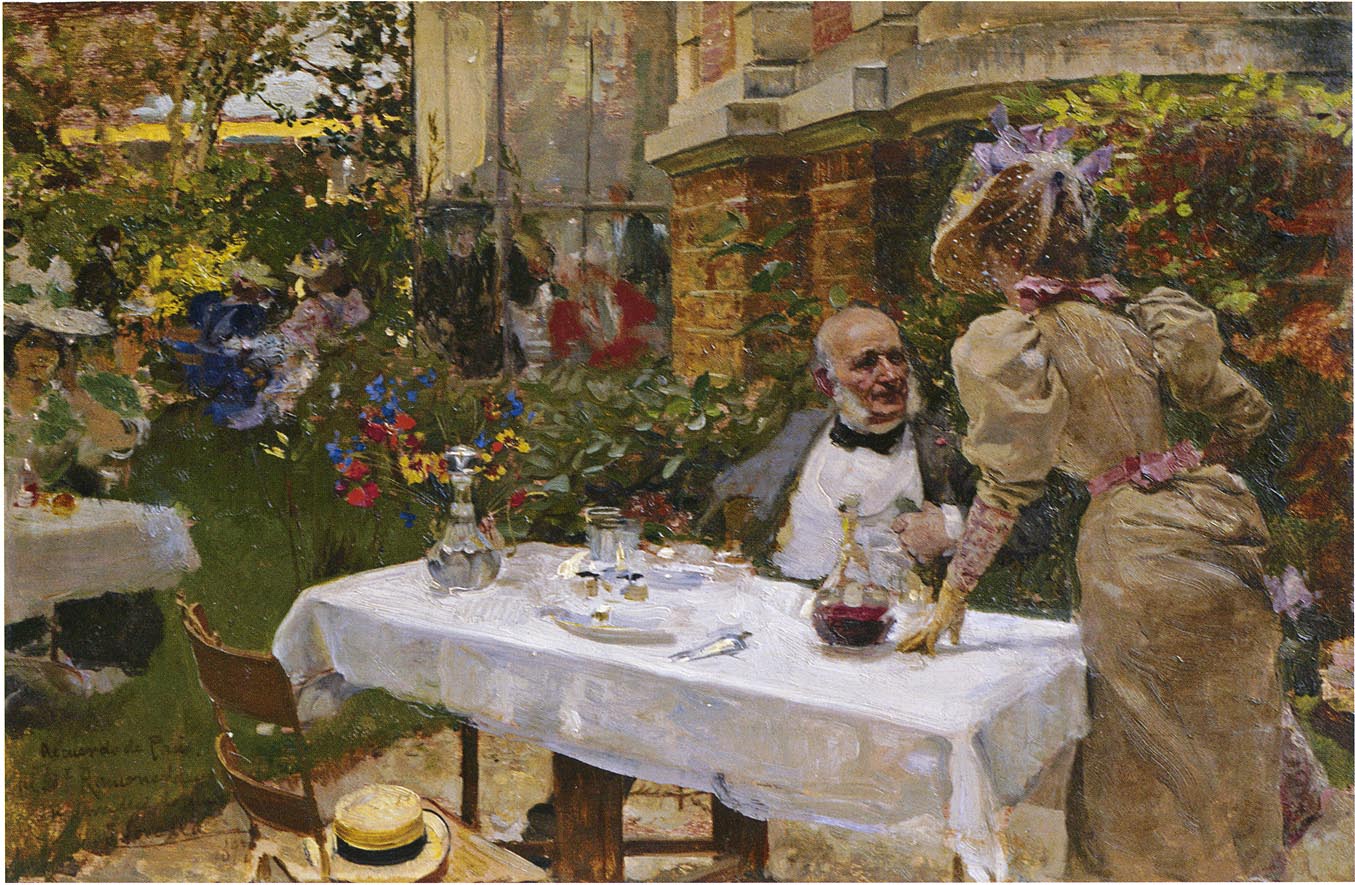 Cafe de Paris by Joaquin Sorolla y Bastida - 1885
