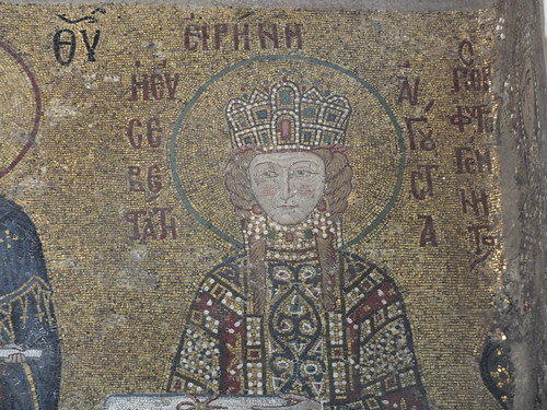 Szent Piroska mozaik az AyaSofya templomban