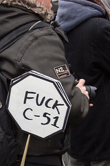 2015-03-14 - Manifestation Anti C51, Parc-Extension, Montréal