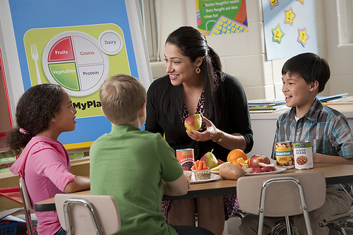 MyPlate is the perfect teaching tool for nutrition education! Discover classroom materials at ChooseMyPlate.gov and from Team Nutrition.