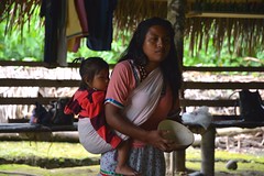 Kichwa Anangu Community in the Amazonia Rainforest of Ecuador.