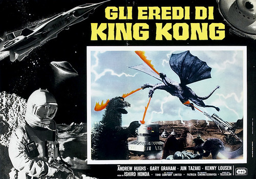 Italian lobby card for Destroy All Monsters (1968) 5