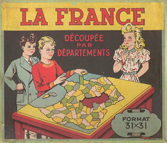 Puzzle bois "La France"