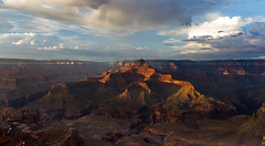 Gran Canyon NP sunset lights