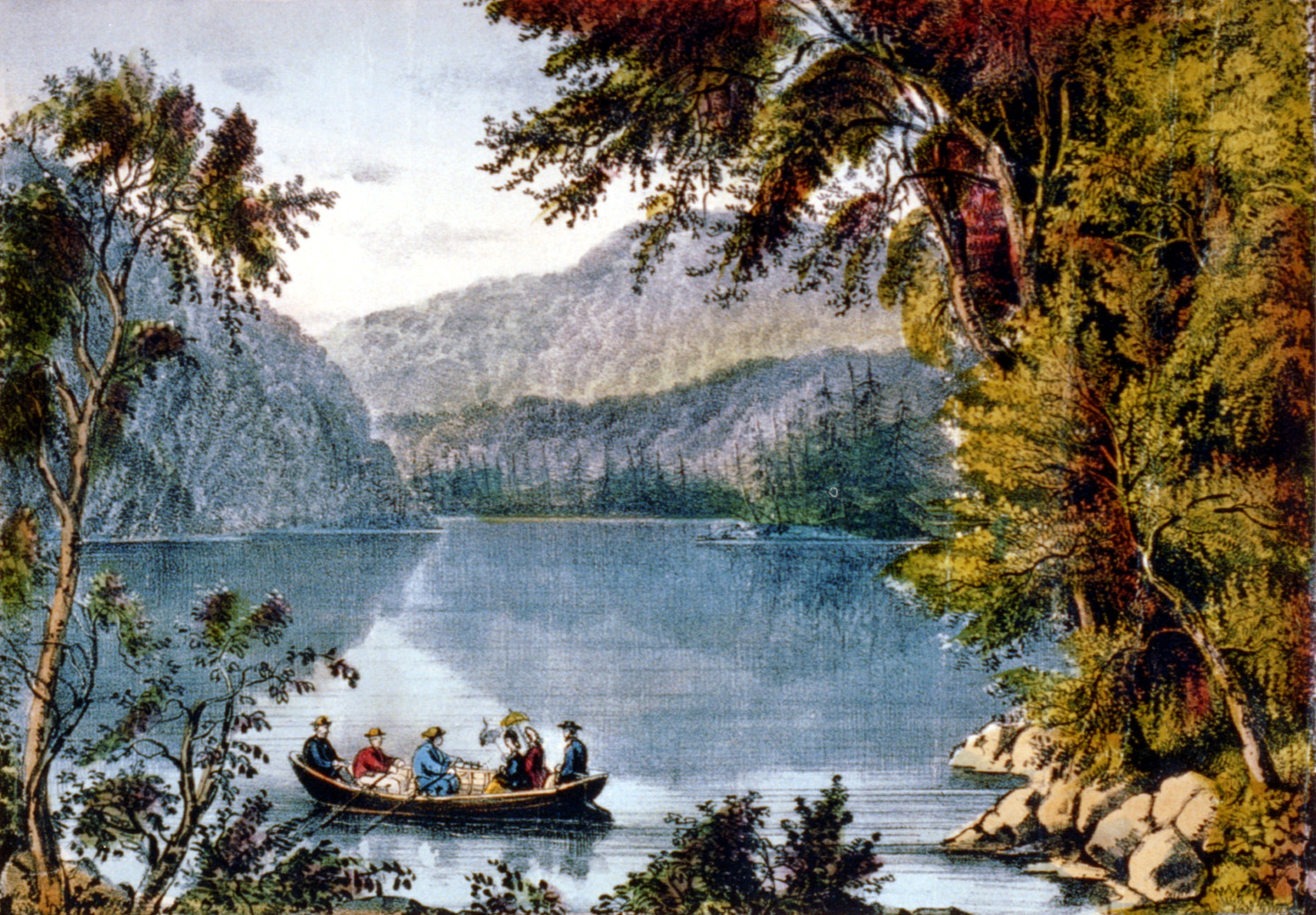 Echo Lake, White Mountains c. 1875
