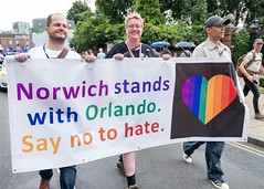Norwich Pride 2016 - The Forum and The Parade