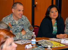 Debra S. Wada, assistant Secretary of the Army for Manpower and Reserve Affairs  visits 