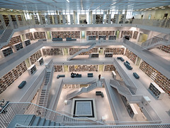 Stadtbibliothek Stuttgart, Bade Wurtemberg - Allemagne