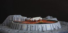 WARP Miniatures/Comet Eagle & Launch Pad