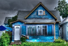 Old blue house