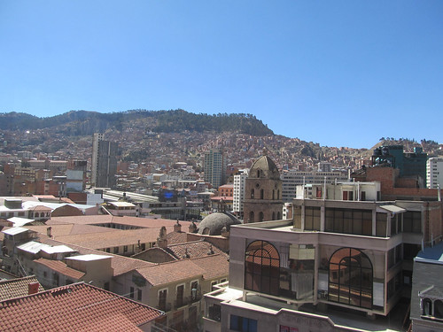 La Paz: vue de notre chambre