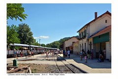 Lamastre station looking towards Tournon. 20.8.13