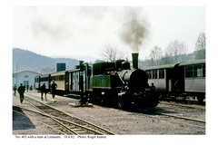 Lamastre. Steam train. 18.4.82