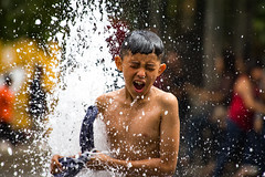Kid in the Fountain