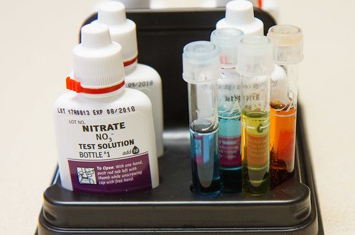 PH, Ammonia, Nitrite, and Nitrate results for the API Freshwater Master Test Kit