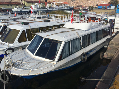 Lac Titicaca: notre bateau