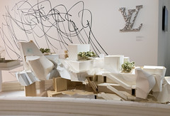 Frank Gehry Models at Louis Vuiton