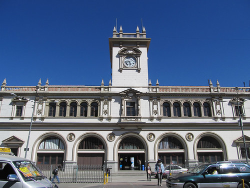 La Paz: la gare du téléphérique