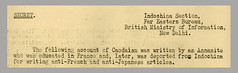 Một bản báo cáo mật năm 1944 về đạo Cao Đài - A 1944 Secret Report on Caodaism