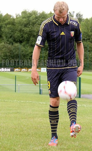 RC Lens adidas 2012/13 Home and Away Soccer Jerseys / Football Kits / Maillots