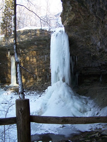 park winter snow ice nature frozen waterfall charlestonfalls