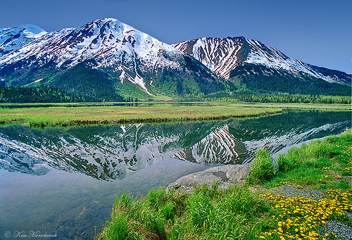 mountains alaska reflections lakes naturesfinest