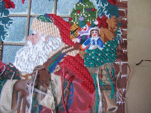 Santa Stocking - the coat, the basket of toys