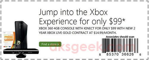 Microsoft Xbox 360 with 2yr contract