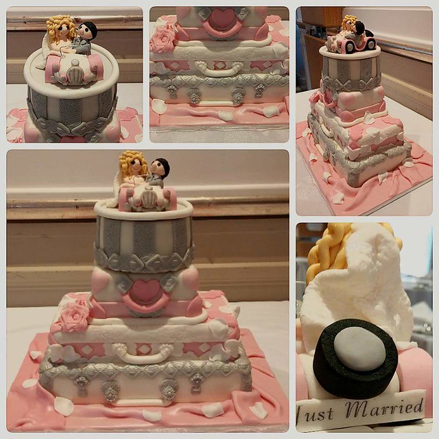Amazing Wedding Cake by Charmain Conway of Cake Bubble