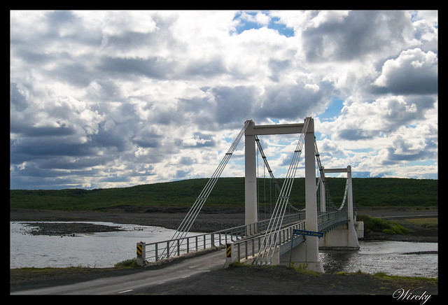 Islandia Dettifoss Hafragilsfoss Asbyrgi Selfoss Krafla Jardbodin - Puente sobre río Jökulsá