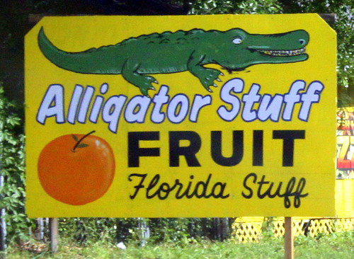 sign fruit florida alligator fl us231 floridastuff bmok alligatorstuff