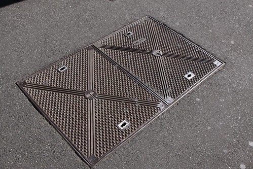 Telecom Australia manhole covers