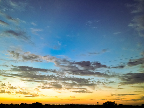 sunset sky cloud sun evening texas tx josh 4s sangertx strangelydifferent iphone4s