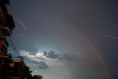 The Shot of a Lifetime: Rainbow with Lightning (edit)