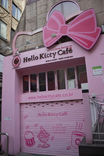 Hello Kitty Cafe in Hongdae