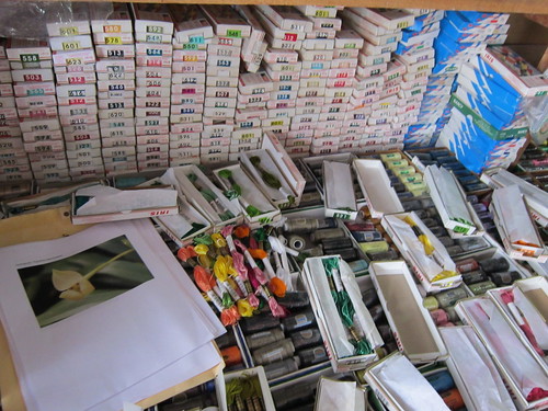 Boxes of Embroidery Thread