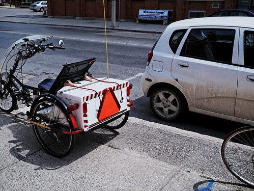 ontario car tricycle parked peterborough recumbent charlottestreet lumixg20mmf17asph