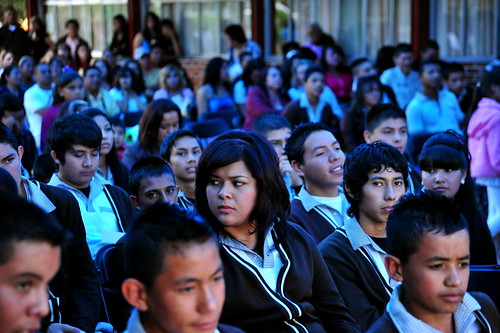 morning blue school portrait people kids mexico nikon gente grow graduation ceremony outoffocus mexican uniforms graduación lookingatcamera d700 nikond700