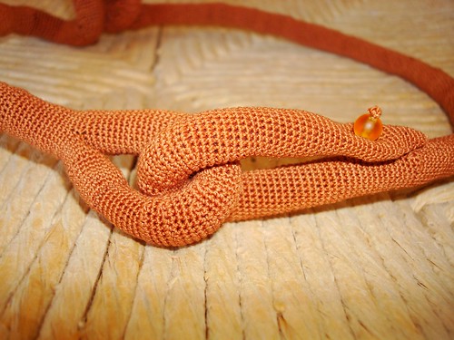 Crochet necklace - Tendril