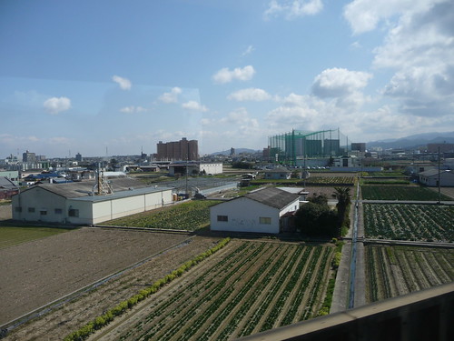 sky urban cloud window japan spring view farming haruka osaka agriculture hineno