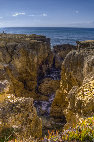 nikon d5100 albufeira algarve portugal seascape beach cliff rockformation hdr 545 rememberthatmomentlevel1 ©ruijorge9666 68